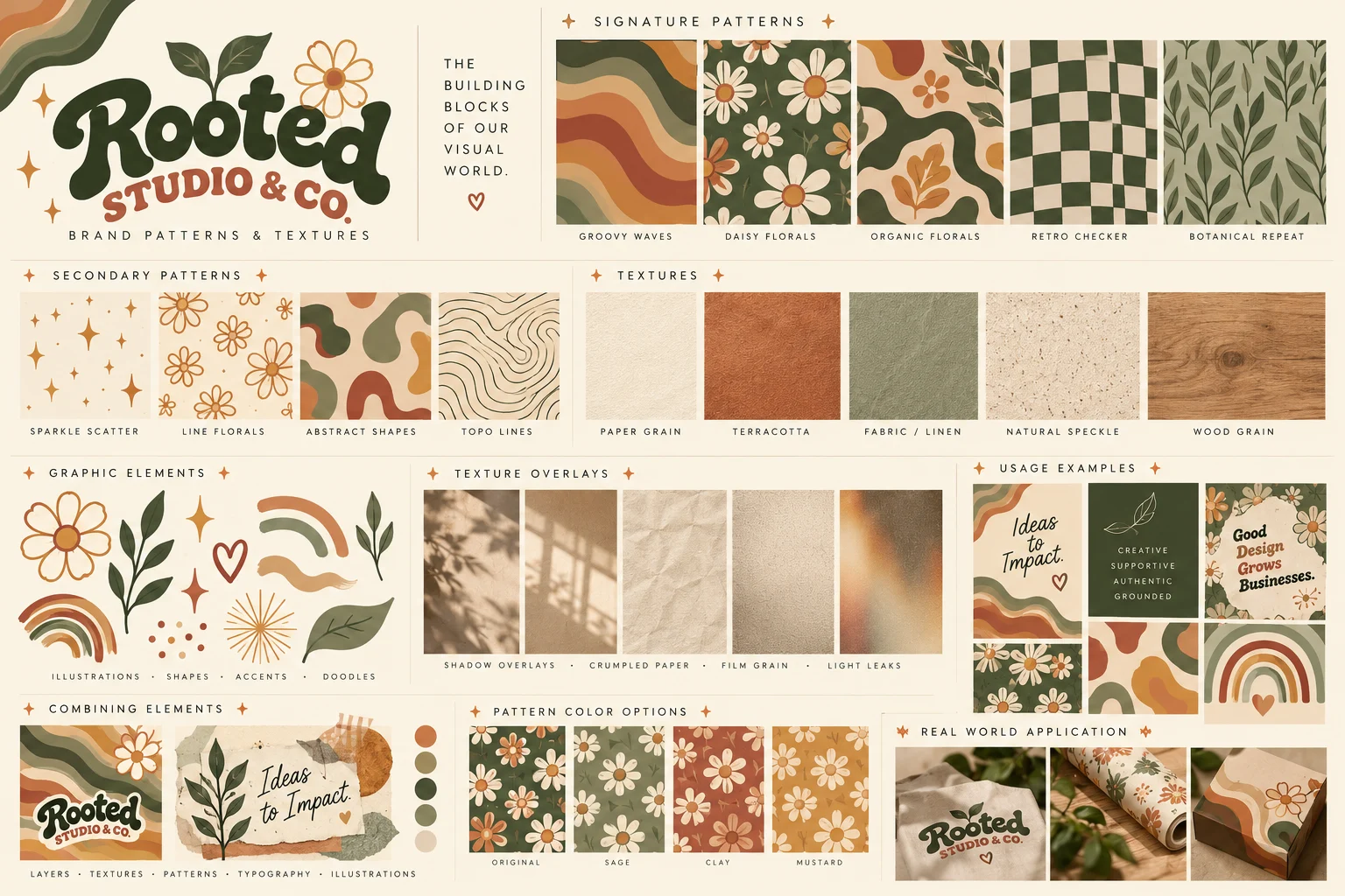 Rooted Studio & Co brand application 4